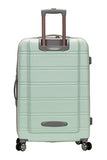 Rockland Melbourne Hardside Expandable Spinner Wheel Luggage, Mint, Checked Large 28"