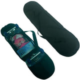 SquEqu Skateboard Bag Backpack 31'' Slim Foldable Nylon Skate Board Carry Bags with Gloves Pouch Portable Longboard Handy Storage Organizer with Adjustable Strap for Travel Outdoor Skating Skateboards
