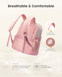 LOVEVOOK Laptop Backpack for Women Men with Large Cup Holder,15.6 Inch Work Travel Backpack Computer Laptop Bag,Waterproof Teacher Nurse College Business Office Carry on Backpack Purse,Back Pack Gifts