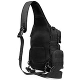 G4Free Large Tactical EDC Sling Bag, Adjustable Holder Backpack for Men