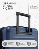 Coolife Expandable Luggage with TSA Lock Carry On Blue