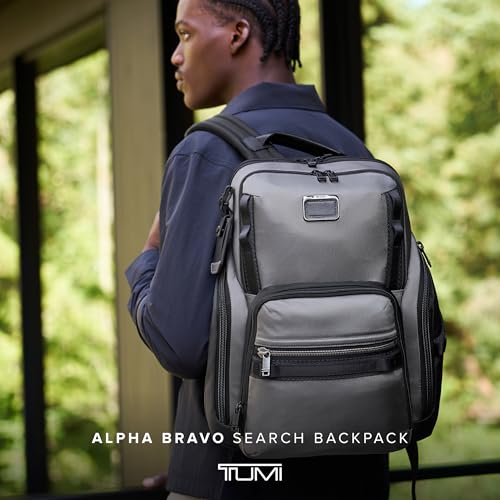 TUMI - Alpha Bravo Search Backpack - Laptop Backpack for Men & Women - Backpack for Work & Travel - 17.0" X 14.0" X 8.3" - Charcoal