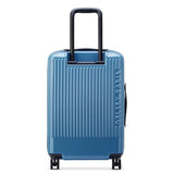 florence by mills Spin Me Away Hardside Expandable Luggage with Spinner Wheels, Zinc Blue, Carry-On 20 Inch