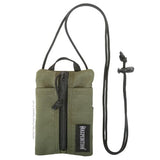 MAXPEDITION Platy Pocket Organizer, Durable EDC Tool Pouch for Men, Neck Wallet with Paracord Lanyard, Holds Flashlight, Multitool, Pen, Notebook (OD Green, 4" x 6")