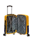 Rockland Melbourne Hardside Expandable Spinner Wheel Luggage, Two Tone Navy, Carry-On 20-Inch