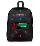 JanSport Superbreak Plus FX Backpack - Work, Travel, or Laptop Bag with Water Bottle Pocket - Surreal Sensations Black