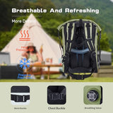 Iculbag Cooler Backpack Insulated Waterproof Leak Proof 48cans Collapsible Larger Backpack Coolers Insulated Leak Proof for Men Women 24 Hours Cooling for Picnic Camping Hiking Beach Travel Kayaking…