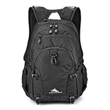 High Sierra Loop Backpack, Travel, or Work Bookbag with tablet sleeve, One Size, Black