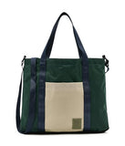 Topo Designs, Unisex, Mountain Essential Tote, Forest/Bone White, One Size