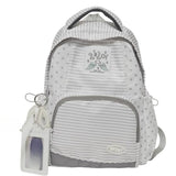 irLocy Y2k Star Backpack Whimsical Twee Wing Backpack Cute Stripe Bookbag Japanese Medium Daypack Cutecore Supplies (Large Striped star)