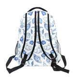 ALAZA Navy Seashells Kids School Backpack for Boys Girls Teens Bookbag Travel Daypack Bag 16 inch