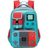 Beaulyn Gamer Boys Backpack,17.3″School Backpack for Boys Kids,Muti-Pockets Travel Bookbag for Elementary & Middle School Student Ages 6-14