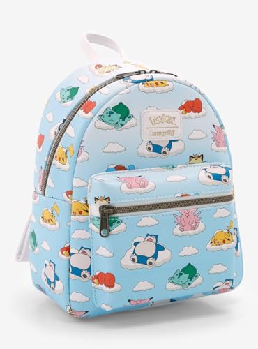Loungefly Pokemon Sleeping Characters Mini Backpack LIGHT BLUE NONE