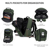 WITZMAN Carry On Travel Backpack for Men Large Convertible 45L Duffle Bag Airline Approved and Toiletry Bag Lightweight Hanging Bathroom Bag Water-resistant Dopp Kit