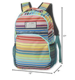 KAVU Packwood Backpack with Padded Laptop and Tablet Sleeve, Summer Stripe