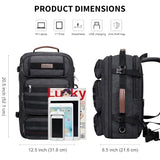WITZMAN Travel Backpack for Men Flight Approved Fits 16" Laptop