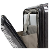 World Traveler Chariot 20-inch Carry-On Spinner Luggage with Laptop Pocket, Grey
