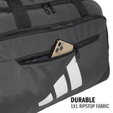 adidas Defender 5 Duffel Bag for Sports, Gym and Travel, Team Dark Grey, OSFA