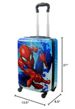 FUL Marvel Spider-Man 21 Inch Kids Carry On Luggage, Hardshell Rolling Suitcase with Spinner Wheels, Multi