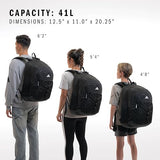 adidas Primetime Large Backpack for School, Gym and Travel, 41L