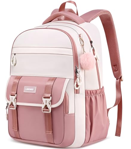 LIBENED School Backpack for Teen Girls & College Women, Water-Resistant Ergonomic 15.6 inch Laptop Bookbag, Cute Aesthetic Middle & | Backpacks4Less