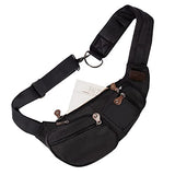 Rothco Vintage Canvas Crossbody Sling Bag – Compact Travel Shoulder Backpack 2L Storage, Khaki