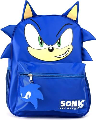 AI ACCESSORY INNOVATIONS Sonic Backpack for Boys & Girls, Bookbag with Adjustable Shoulder Straps & Padded Back,16 Inch Schoolbag with | Backpacks4Less