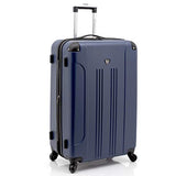 Travelers Club Chicago Hardside Expandable Spinner Luggage, Navy Blue, 3 Piece Set