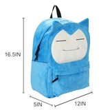Bioworld Pokemon Snorlax 17” Adult Blue Backpack