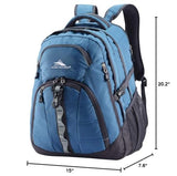 High Sierra Access 2.0 Laptop Backpack, Graphite Blue/Mercury, One Size