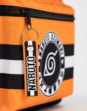 Vanilla Underground Naruto Shippuden Boys Backpack | Black & Orange Rucksack with Adjustable Straps | Uzumaki Hokagi Sports School Bag For Kids