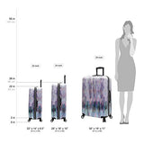 Steve Madden Luggage Collection - 3 Piece Hardside Lightweight Spinner Suitcase Set - Travel Set includes 20 Inch Carry On, 24 inch and 28 Inch Checked Suitcases (Diamond)