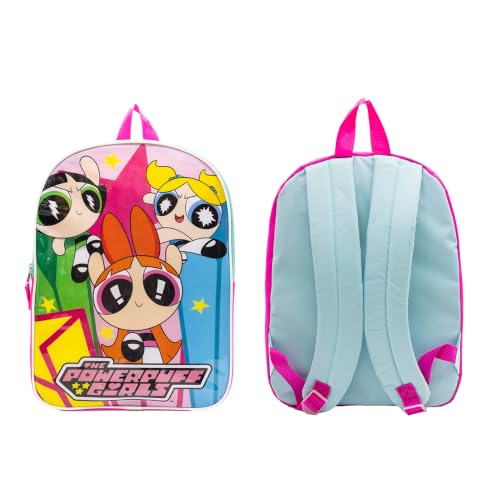 Fast Forward Powerpuff Girls Kids Backpack - School Backpack for Girls