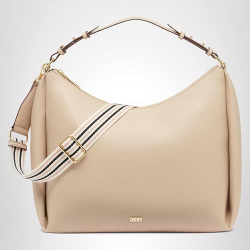 DKNY Women's Handbags Hobo Bag,Khaki,1sz