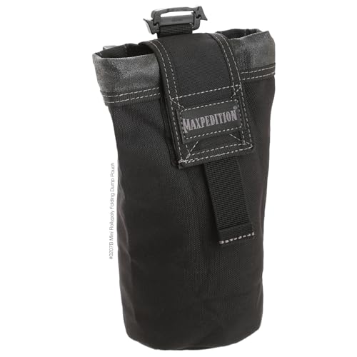 Maxpedition Mini Rollypoly Folding Dump Pouch (Black)