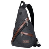 WITZMAN Canvas Backpack Travel Backpack Large Laptop Bags Convertible Shoulder Sling Bag Convertible Sling Backpack CrossbodyChest Bag