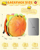 Cheeseburger Backpack, Hamburger Backpack, Burger Food Shaped Novelty Bag
