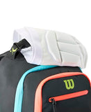 WILSON OPTX Grass Volleyball Backpack - Black/Aqua/Green
