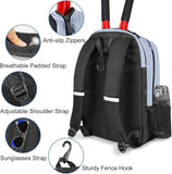 Ytonet Tennis Bag Tennis Backpack for Women Men 2 Rackets with Insulated Pocket Ventilated Shoe Compartment