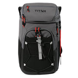 Titan Deep Freeze Ice Wall Backpack Cooler - 30 Can - Sharkskin Gray - Cooler Bag with Ice Packs