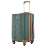 Wrangler 22" and 18" Heartland 2-Piece Carry-On Luggage Set, Satin Moss