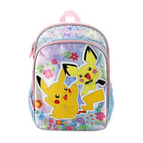 Bioworld Pokemon Pikachu & Pichu Youth 16” Satin Backpack