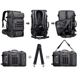 WITZMAN Carry on Travel Backpack for Men Airline Approved Fits 16" Laptop