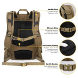 Mardingtop 60L Internal Frame Backpack + 25L Cordura Hiking Backpack