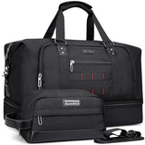 WITZMAN Nylon Duffle Bag for Men 55L with Toiletry Bag Sets Overnight Bag
