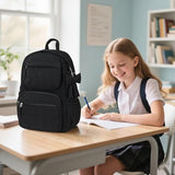 Bluboon Backpack for Girls Kids School Backpacks Bow Quilted Bookbag Multiple Pockets Lightweight 15.6 Laptop Backpack for Elementary Primary Middle School