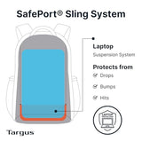 Targus 17” Voyager EXP Travel Backpack – Expandable Carry-On Laptop Backpack with SafePort Protection, Checkpoint-Friendly Design, Anti-Theft Travel Features - TBB664GL