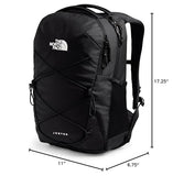 The North Face Women's Jester Everyday Laptop Backpack - Commuter Travel Bag, Laptop Sleeve, Water-Repellent, TNF Black-NPF, One Size