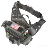 MAXPEDITION Jumbo Versipack (Wolf Gray) 7.4L Tactical Crossbody Sling Bag for EDC, CCW Concealed Carry, Survival, Includes Ergonomic 2" Strap with Comfortable Pad, 0412W