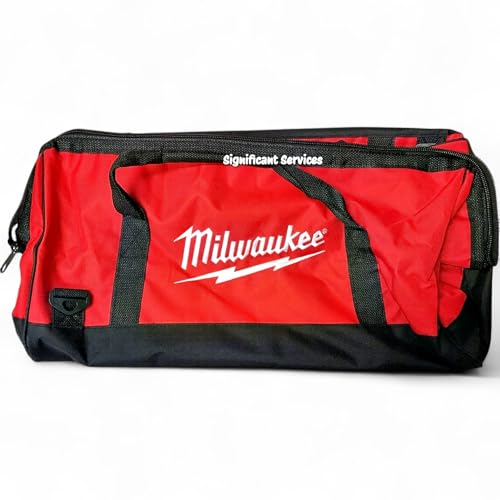 Milwaukee Bag 22-Inch Heavy Duty Canvas Drill, Tool Bag/Case, 18V/12/14/18 Volt (Bare Bag)